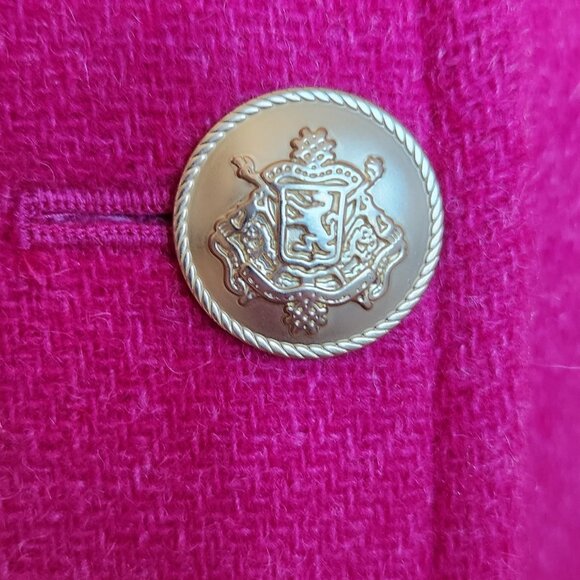 NWT J. Crew Italian Stadium Cloth Nello Gori Wool double breasted coat Sz 8 - Picture 5 of 16